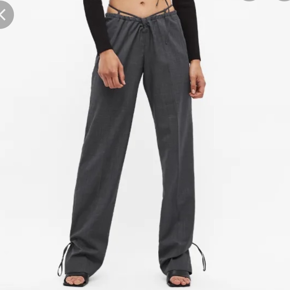 Aya muse baojin pants charcoal - small - sold out design